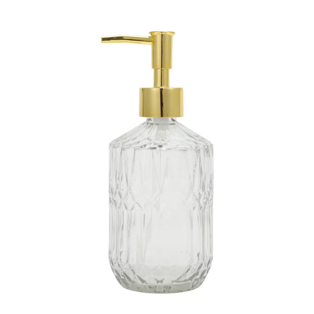 Reusable Round Bottom Bamboo Grain Soap Dispenser 13.53oz 1 Pc - Image 11