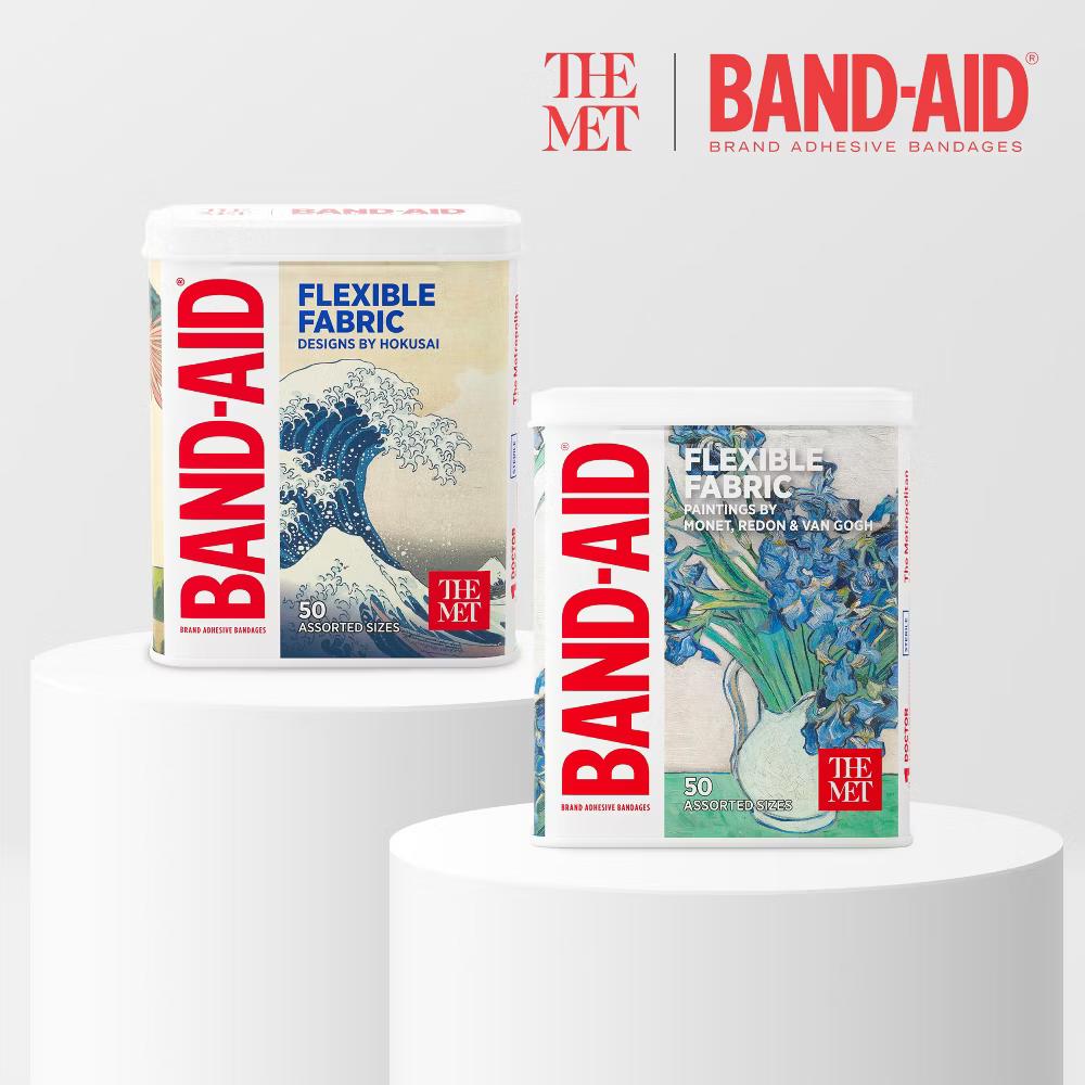 Brand Adhesive Flexible Fabric Bandages - Paintings by Monet, Redon & Van Gogh - Collectible Tin - Assorted - 50ct - Image 6