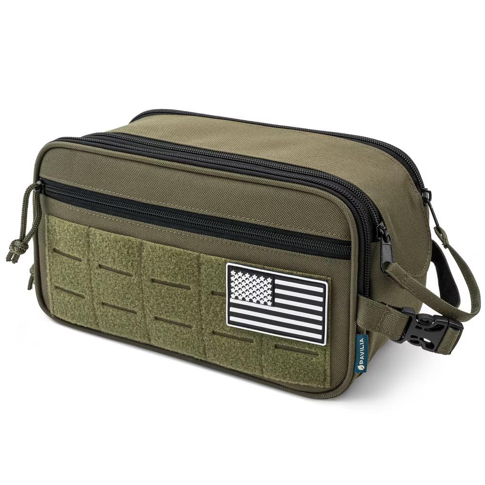 Tactical Toiletry Bag for Men, Hygiene Travel Bag, Military Dopp Kit, Water Resistant Molle Pouch, Shaving Grooming Organizer Case - Image 53