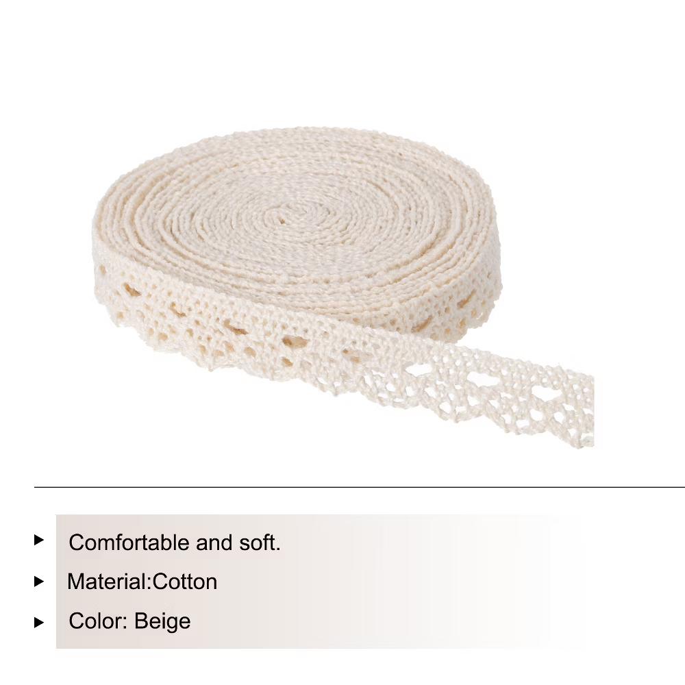 Cotton Elastic Stretch Lace Decorative Ribbon - Image 7