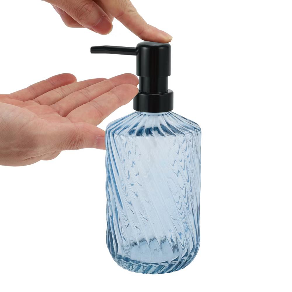 Simple Twill Lines Soap Pump Dispenser 450ml 1 Pc - Image 3