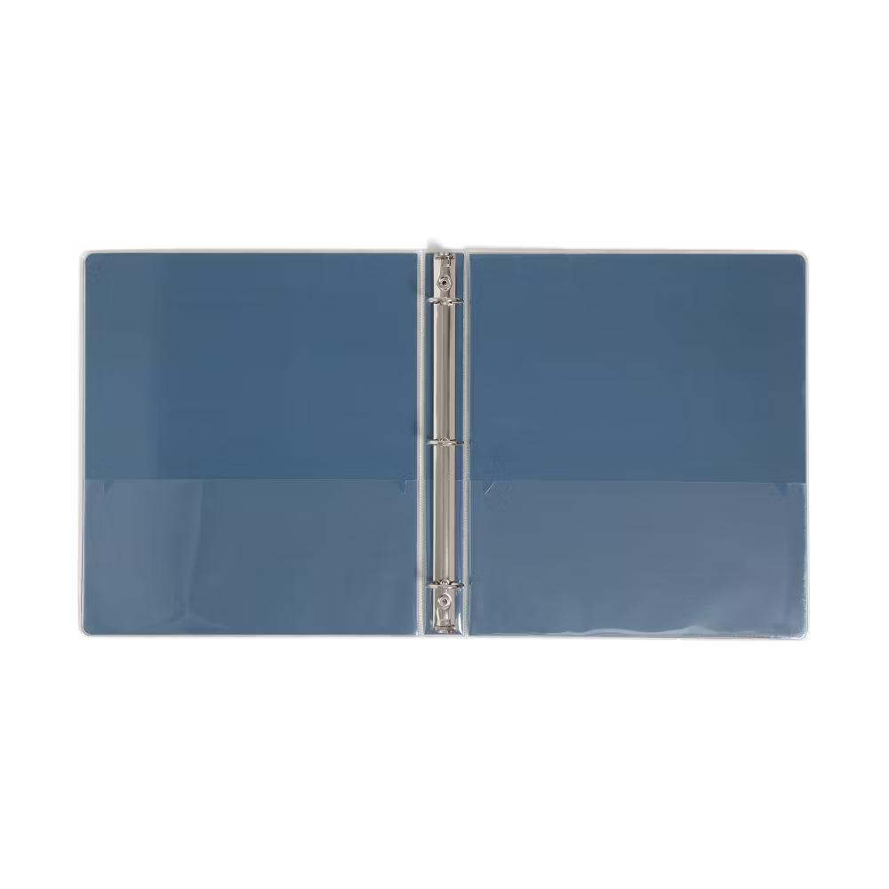 1" Clear View Ring Binder Preppy Playground