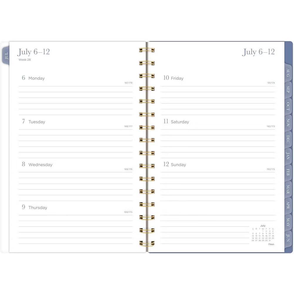 Mead 5.5"x8.5" 2026-2027 Weekly/Monthly Small Colorful Hearts Planner - Image 5