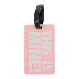 THIS IS MINE Pattern Luggage Tag 1 Pc