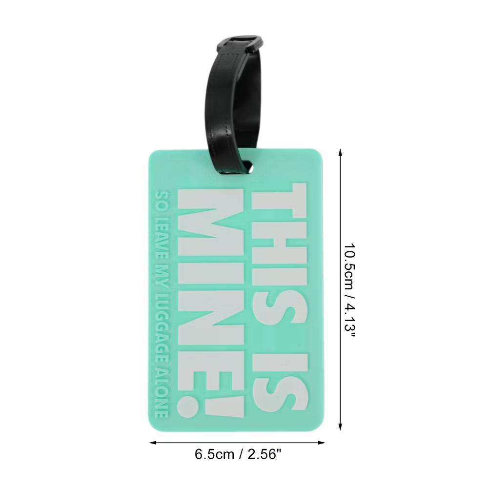 THIS IS MINE Pattern Luggage Tag 1 Pc - Image 8