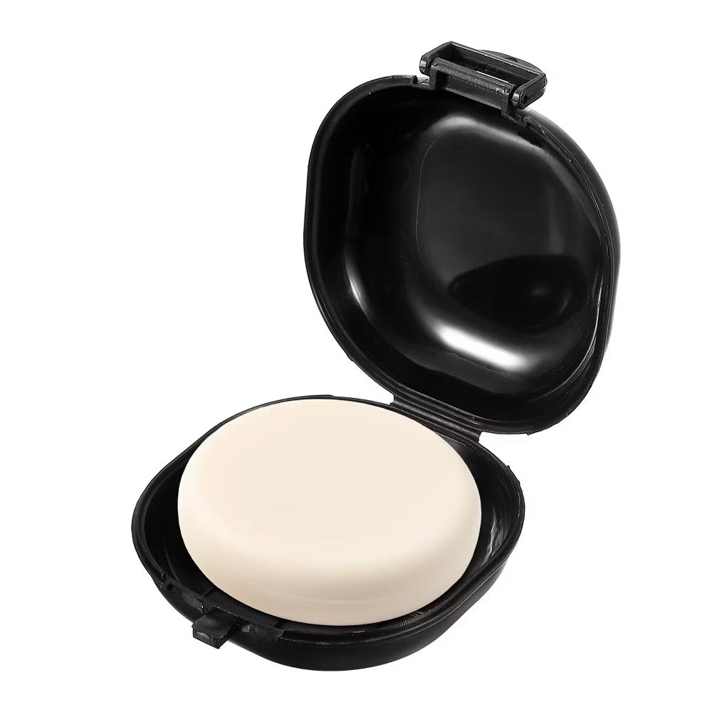 Soap Dish, Portable Travel Soap Box Waterproof Holder Case Round - Image 4