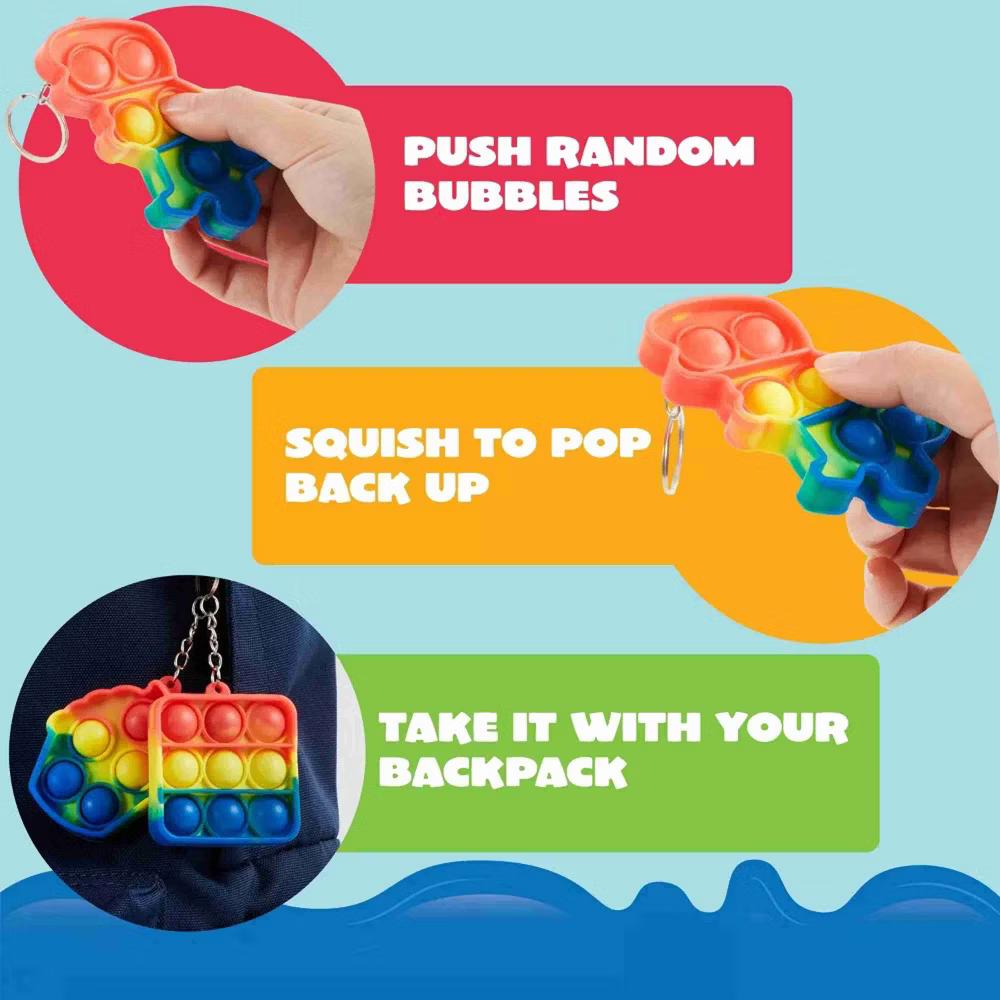 60 Pcs Kids Party Favors Popular Fidget Toys PackBulk Goodie Bag Fillers Birthday Parties School Prizes Pinata Stuffer Classroom Rewards Treasure Box - Image 3