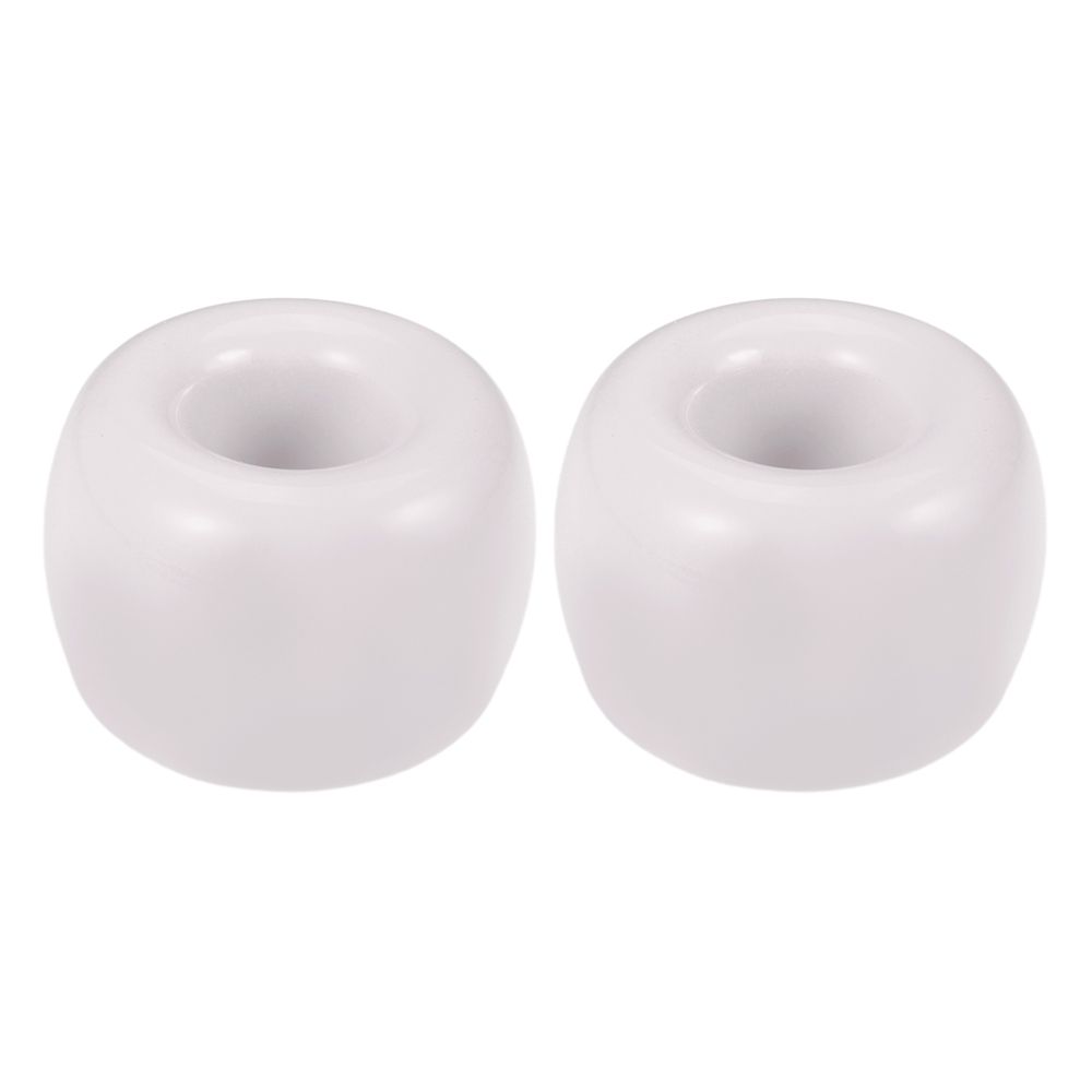 Bathroom Round Mini Ceramic Toothbrush Holder 1.65"x1.18" 2Pcs - Image 54