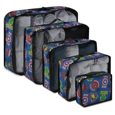 Comics Packing Cube Set - Spiderman, Ironman, Captain America, Hulk - 5 Piece Packing Cube Travel Essential - Luggage Organizer Set - Image 7