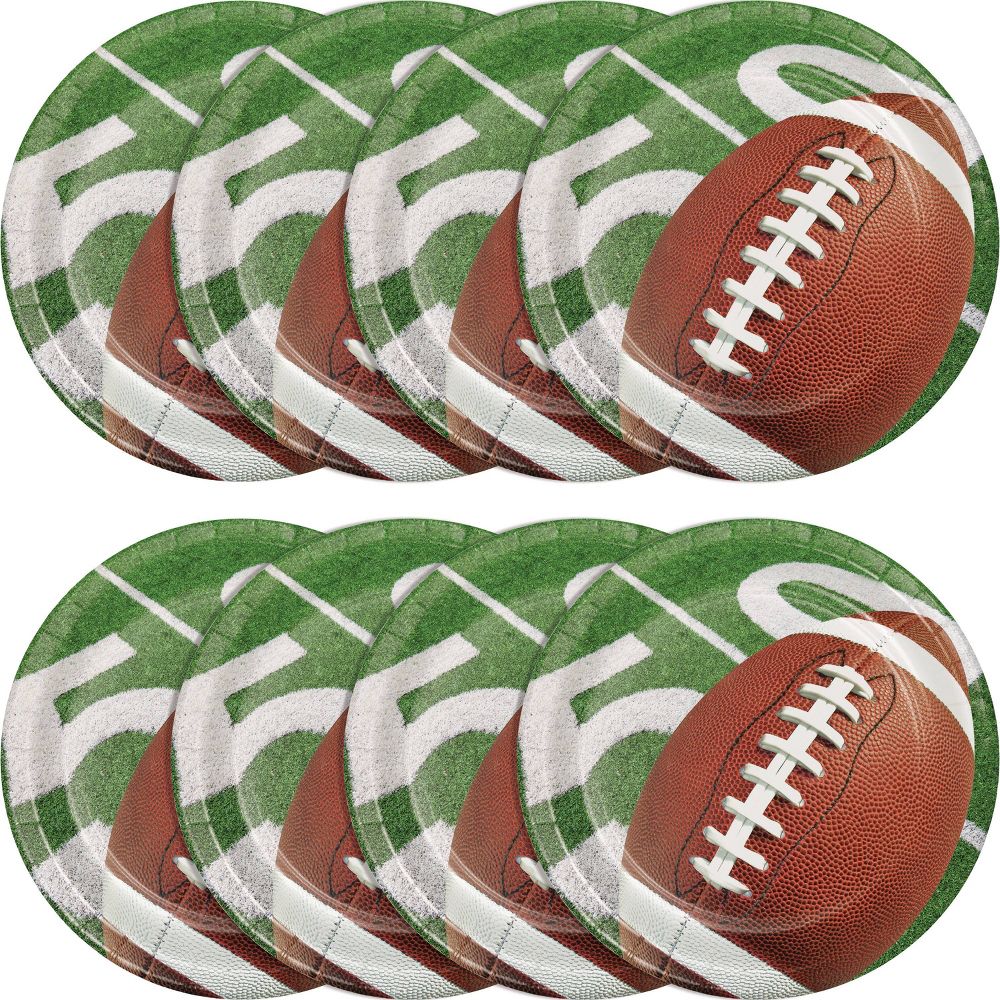 24ct Football Party Dessert Plates