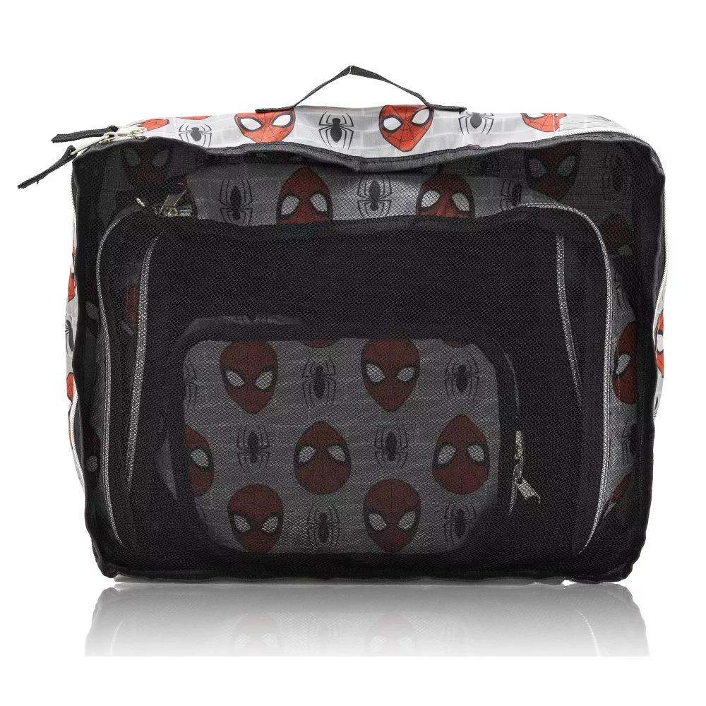 Spiderman 5pk Packing Cube - Black/Red - Image 6
