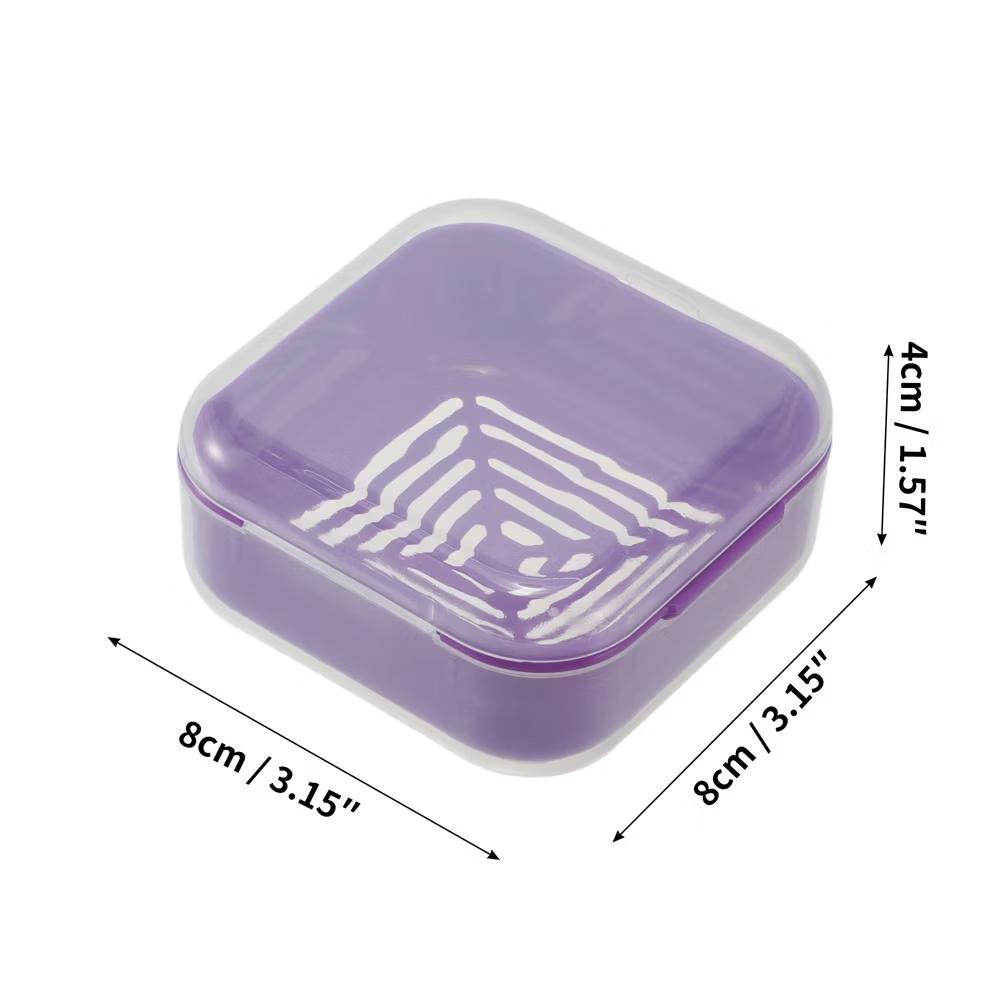 Square Double-layer Drain Soap Dish 1 Pc - Image 29