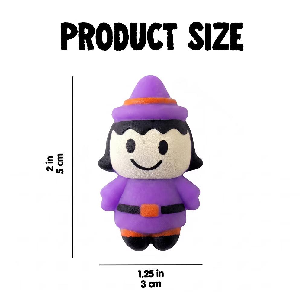 24/100Pcs Halloween Squishy Toys Kits Halloween Party Favors Trick-or-Treat Goodie Bag Filler Boys & Girls Birthday Gifts School Classroom Prize - Image 10