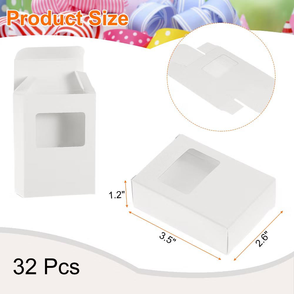 Durable Soap Packaging Boxes Window Design Versatile Applications Gift Box 32 Pcs - Image 45