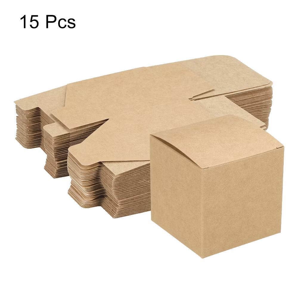 Recycled Corrugated Paper Craft DIY Gift Boxes 15 Pcs - Image 39