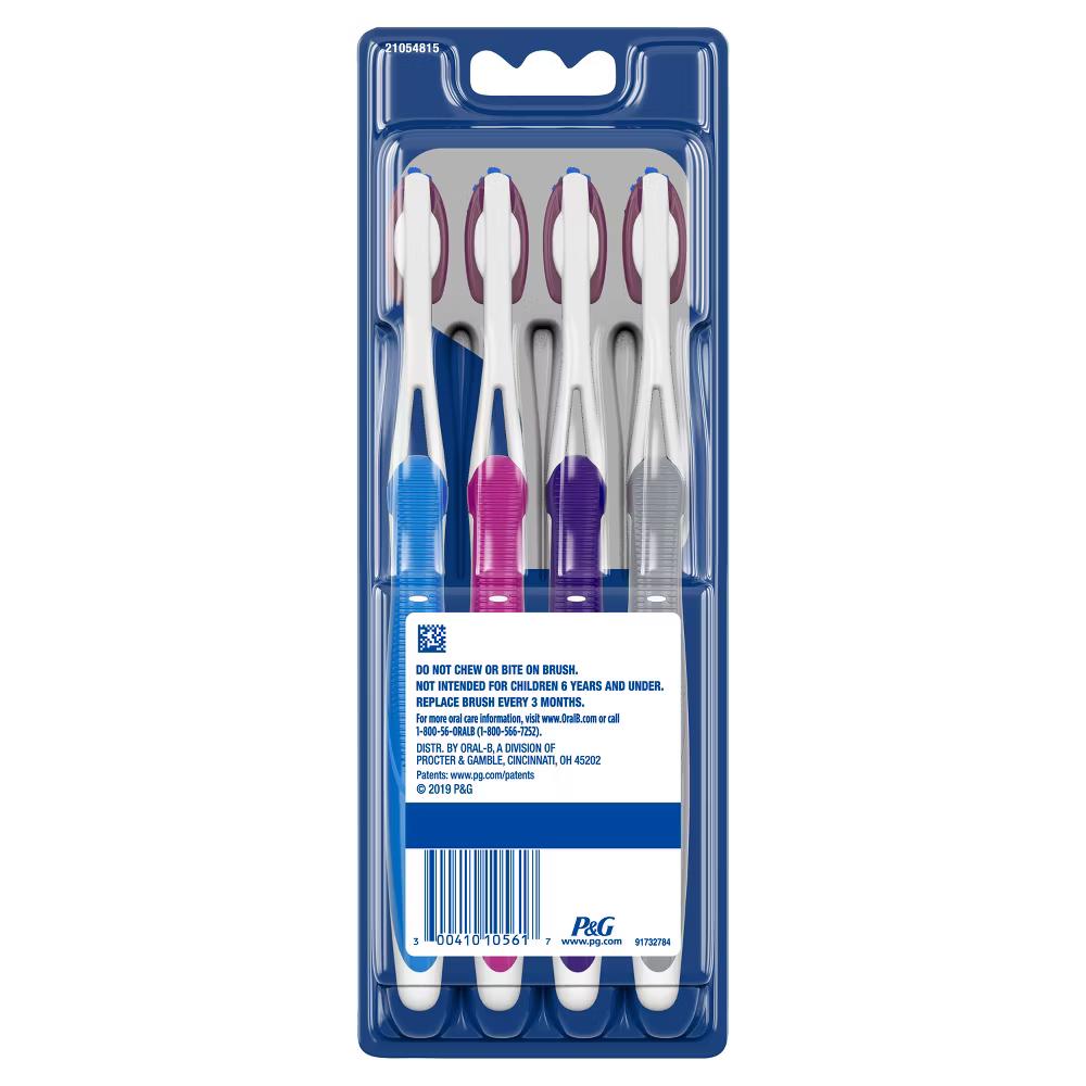 Pro-Whitening Toothbrushes - Soft - 4ct: Full Head, Manual Item, 8.976 Inch Length - Image 8