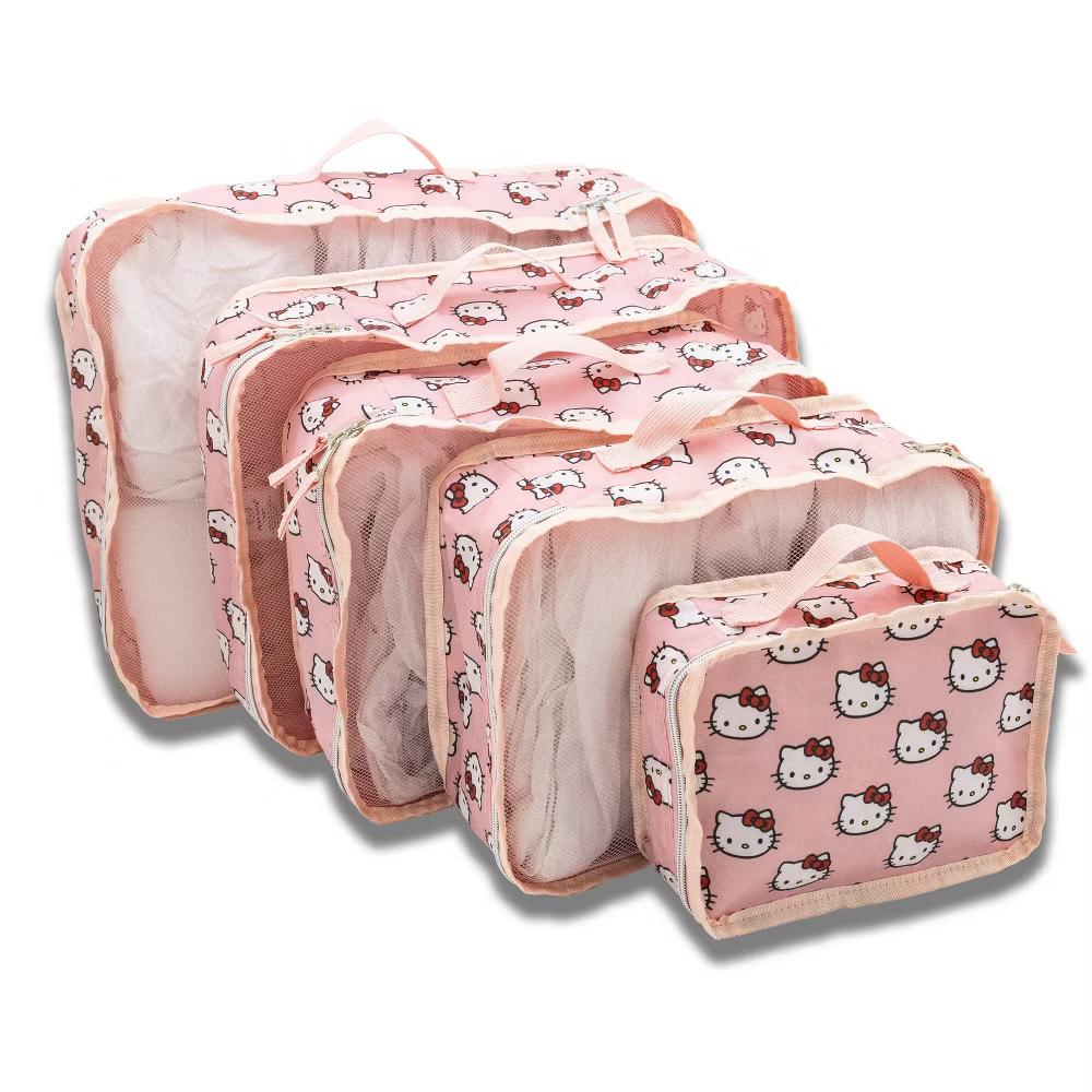 5pk Packing Cube - Kitty Pink - Image 2