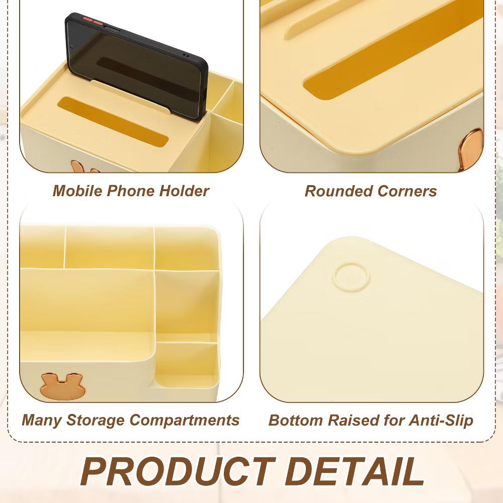 Tissue Box Holder, Plastic Facial Tissue Box Cover - Image 5