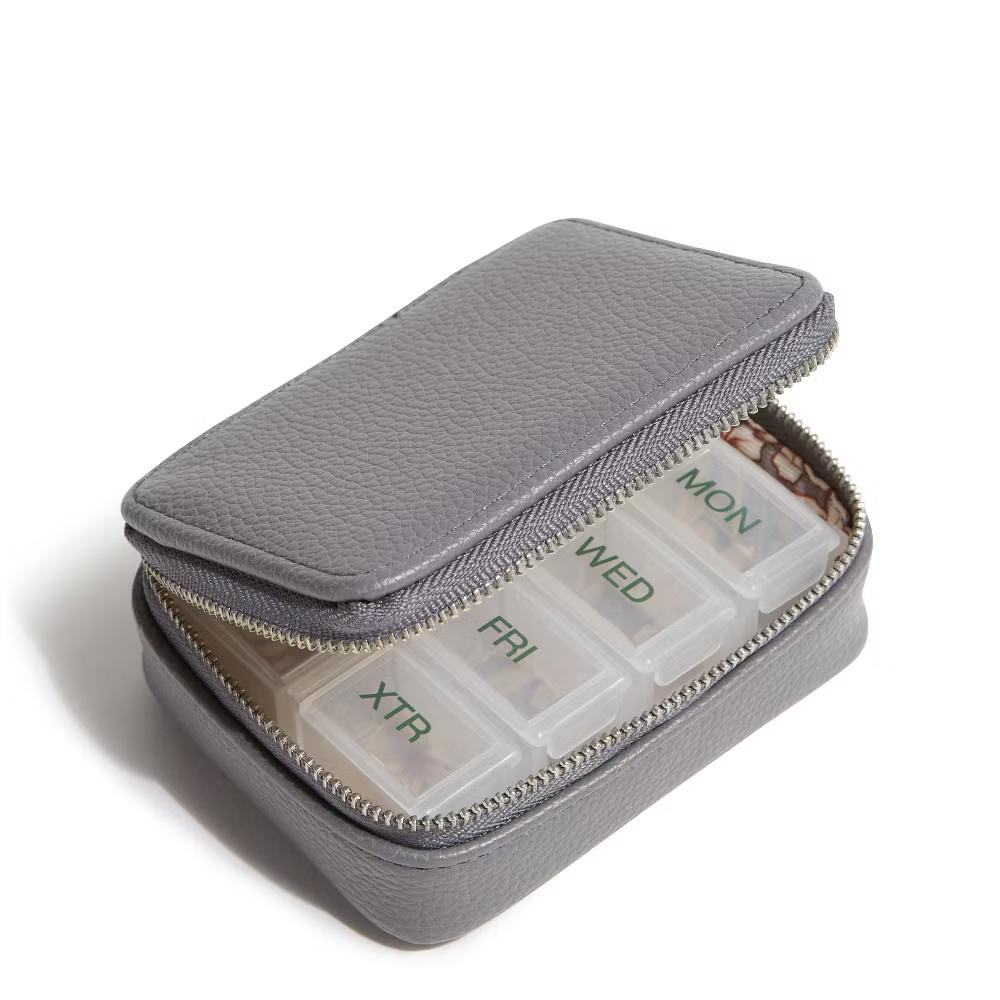 Women's Outlet Faux Leather Essential Travel Pill Case - Image 11