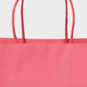Color Block Gift Bag Pink