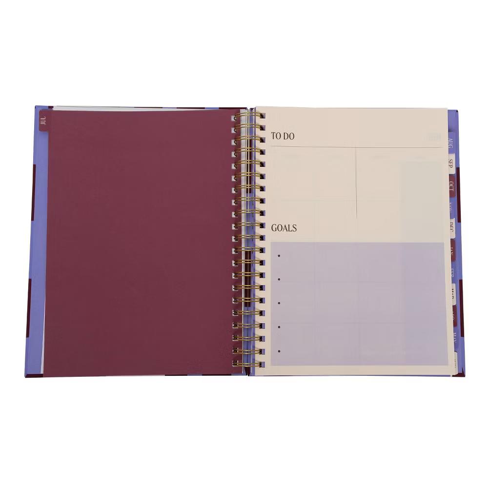 Pearhead 9.5"x11" 2026–2027 Weekly/Monthly Academic Planner with Stickers Purple/Maroon - Image 14