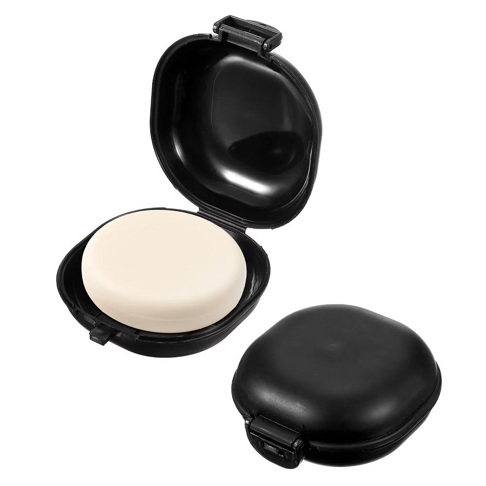 Soap Dish, Portable Travel Soap Box Waterproof Holder Case Round - Image 17