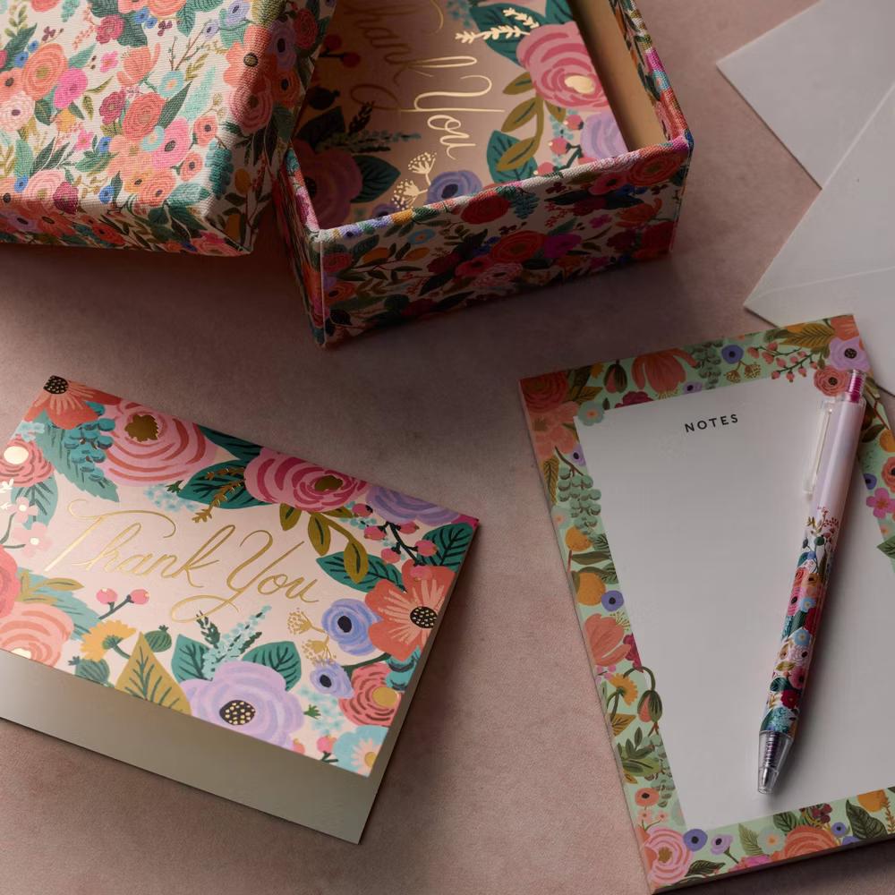 . Garden Party Fabric Storage Box - Image 4