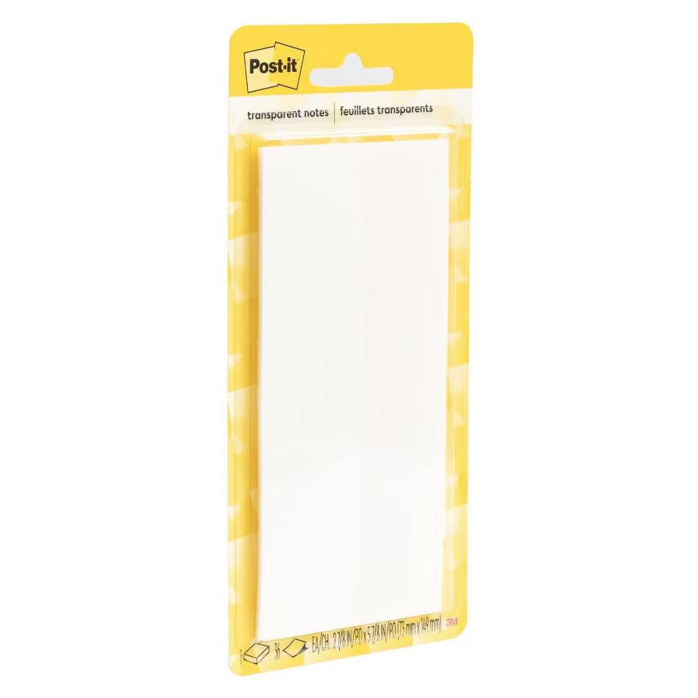 3"x6" Transparent Sticky Notes 36 Sheets - Image 11