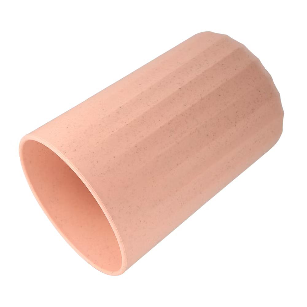 Bathroom Tumbler with Smooth Lines Wheat Straw Cup for Bathroom for Toothpaste 4.09''x2.80'' 1Pc - Image 36