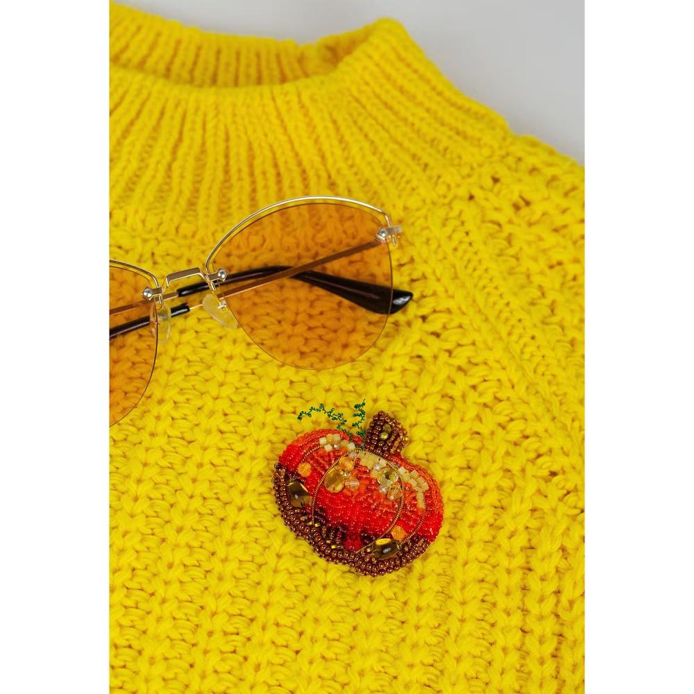 Art Bead Embroidery Decoration Kit - Golden pumpkin AD-234 - Image 6