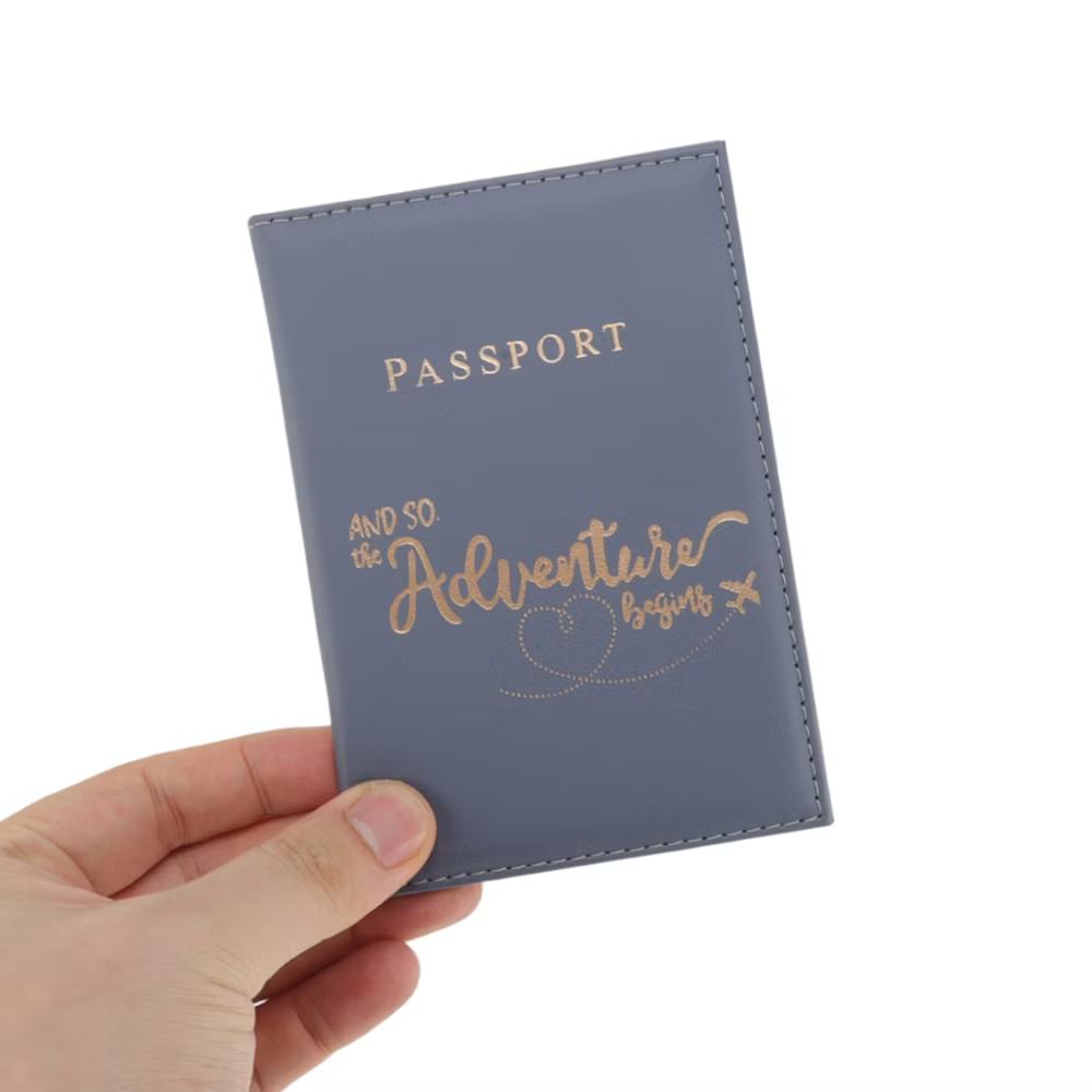 Letters Design Passport Holder 1 Pc - Image 13