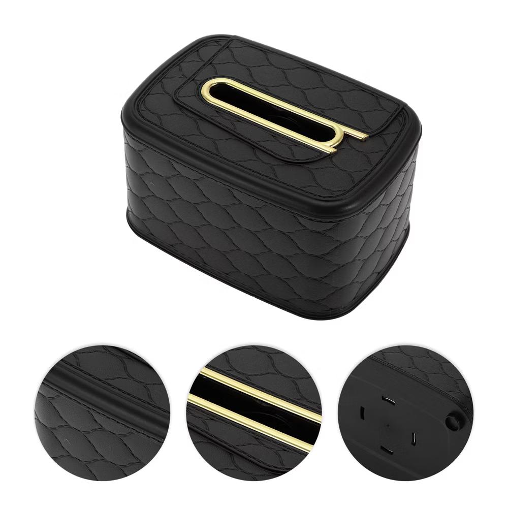 Durable With Spring Tissue Box Cover 1 Pc