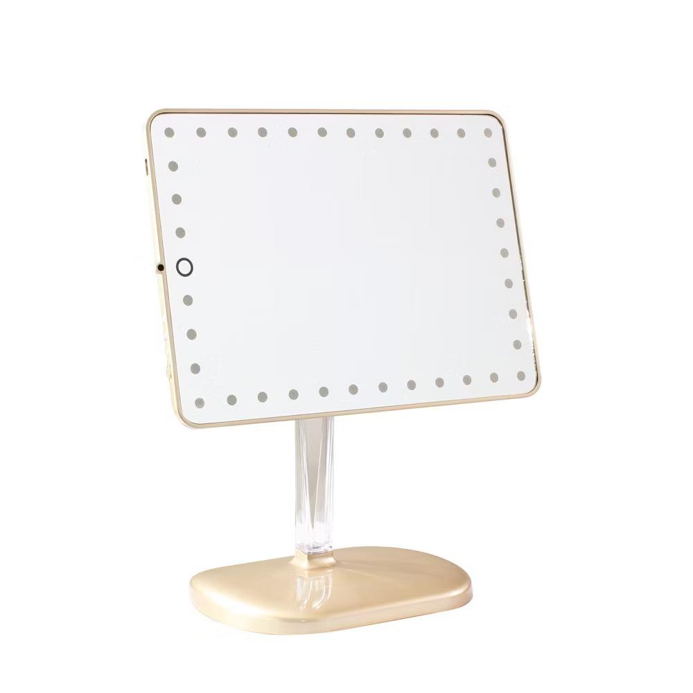 Impressions Vanity Touch Pro LED Makeup Mirror with Bluetooth Audio+Speakerphone & USB Charger