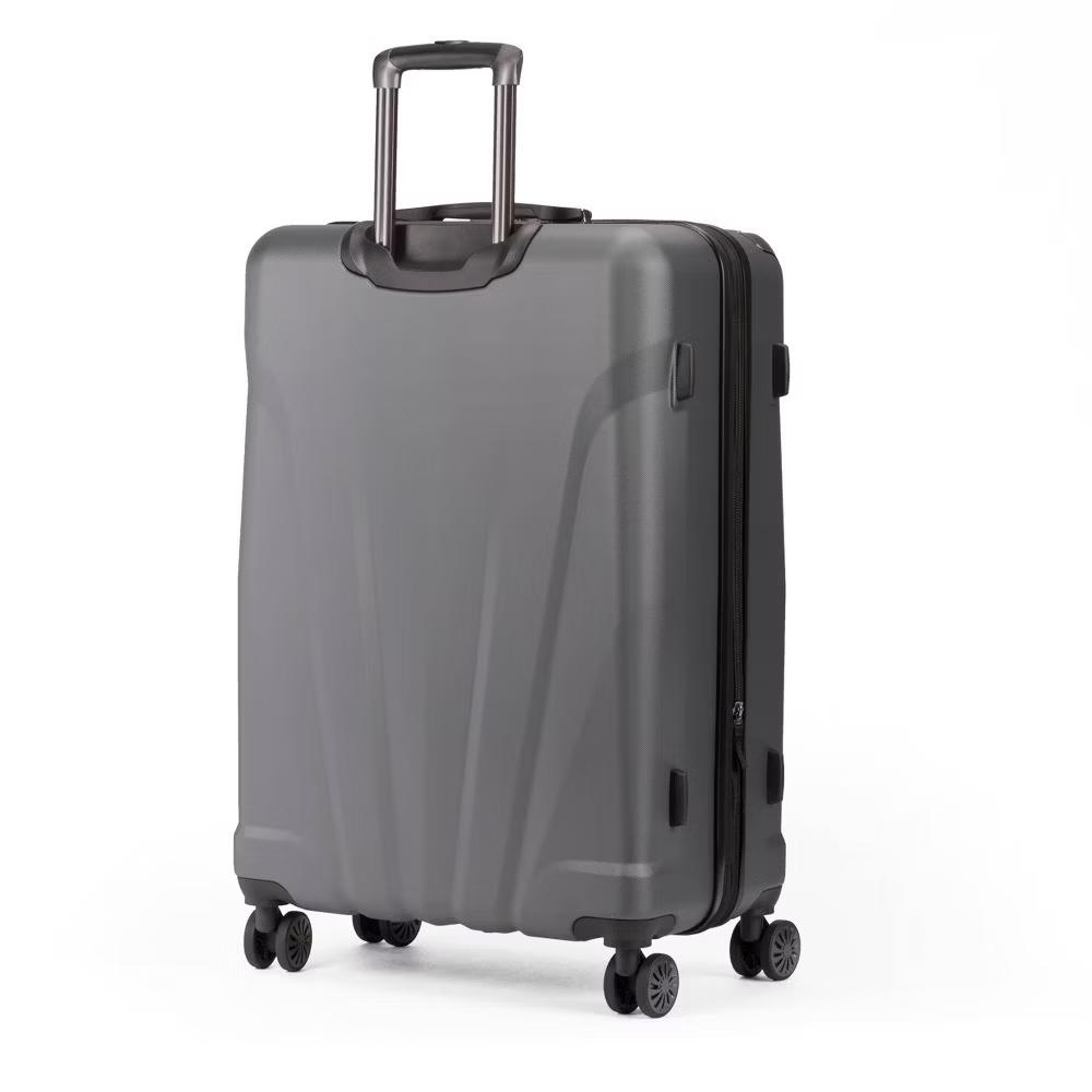 Cascade Hardside Large Checked Spinner Wheels Suitcase - Image 9