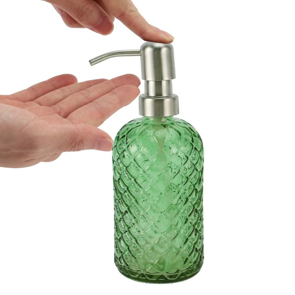 Simple Cylindrical Soap Pump Dispenser 400ml 1 Pc - Image 33