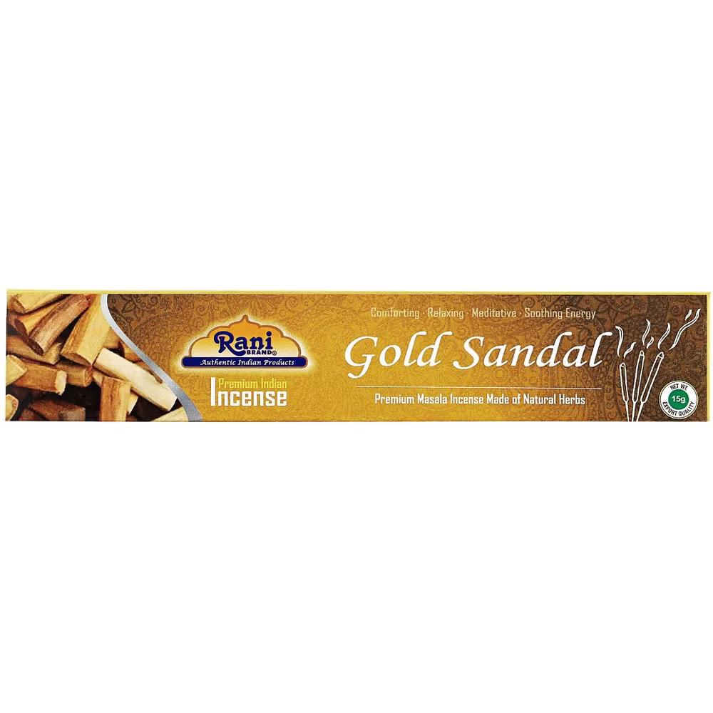 Gold Sandal Incense (Premium Masala Incense Made of Natural Herbs) - Authentic Indian Products - Image 6