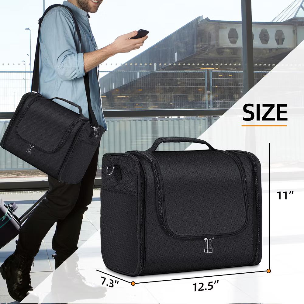 Large Capacity Toiletry Bag for Women and Men, Hanging Toiletry Organizer Cosmetics Makeup Bag - Image 10