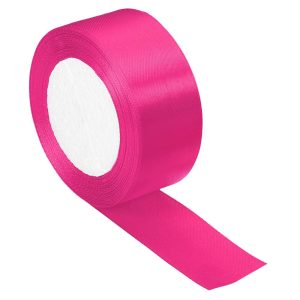Single Side Solid DIY Wrapping Decoration Roll Satin Ribbons
