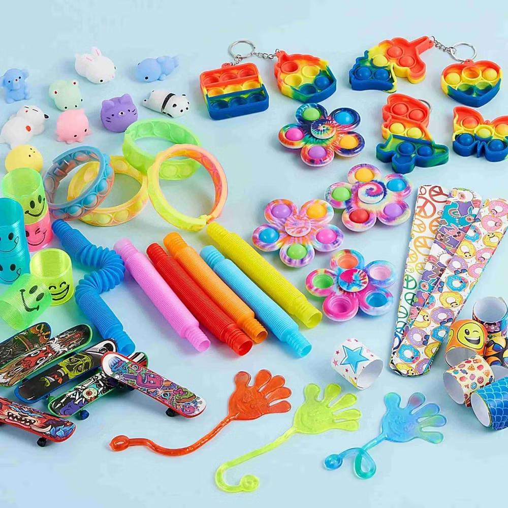 60 Pcs Kids Party Favors Popular Fidget Toys PackBulk Goodie Bag Fillers Birthday Parties School Prizes Pinata Stuffer Classroom Rewards Treasure Box - Image 7