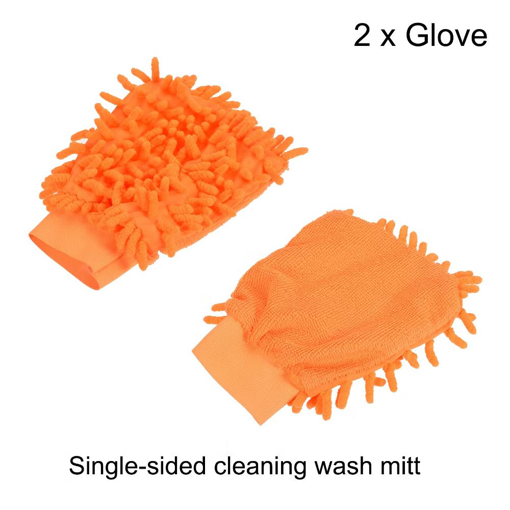 Chenille Reusable Scratch-Free Cleaning Gloves for Home Kitchen 2 Pcs - Image 15