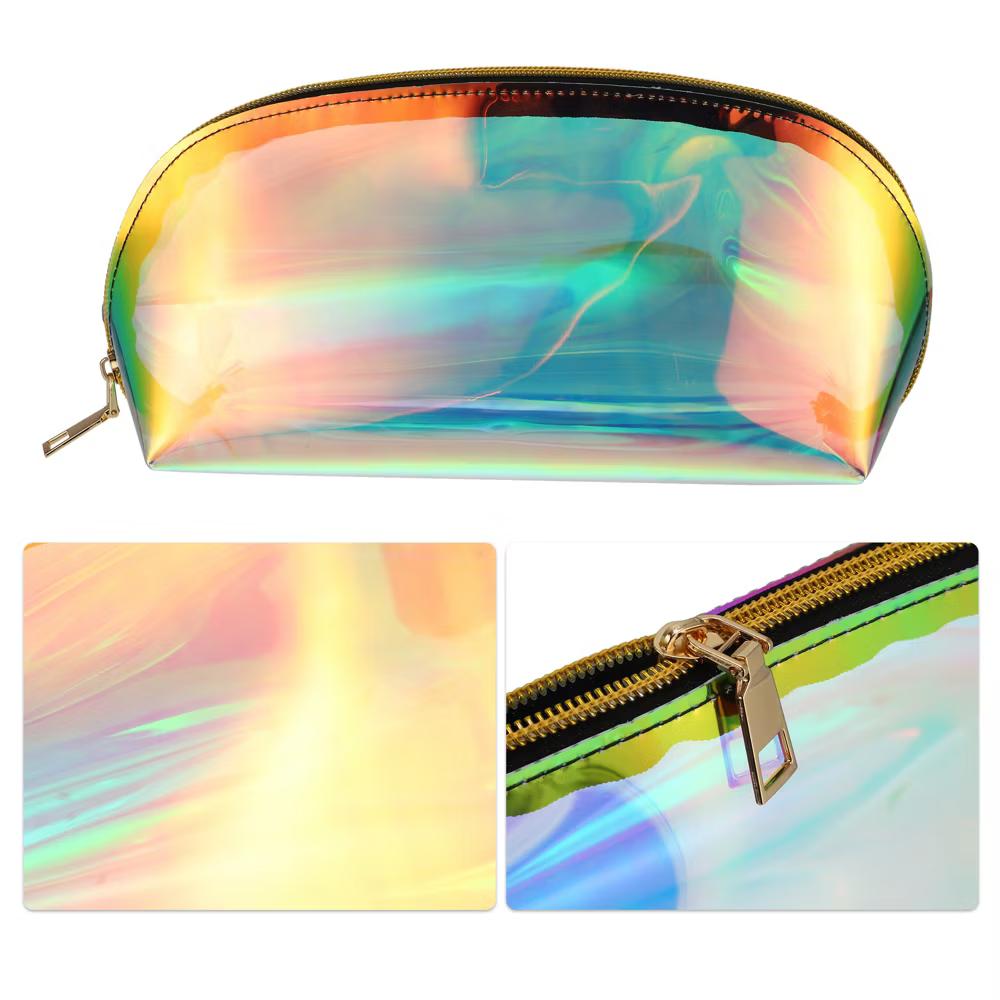 Travel Toiletry Bag Makeup Bag Organizer Toiletry Organizer Travel Cosmetic Bag Waterproof TPU Multicolor 3 Pcs - Image 2