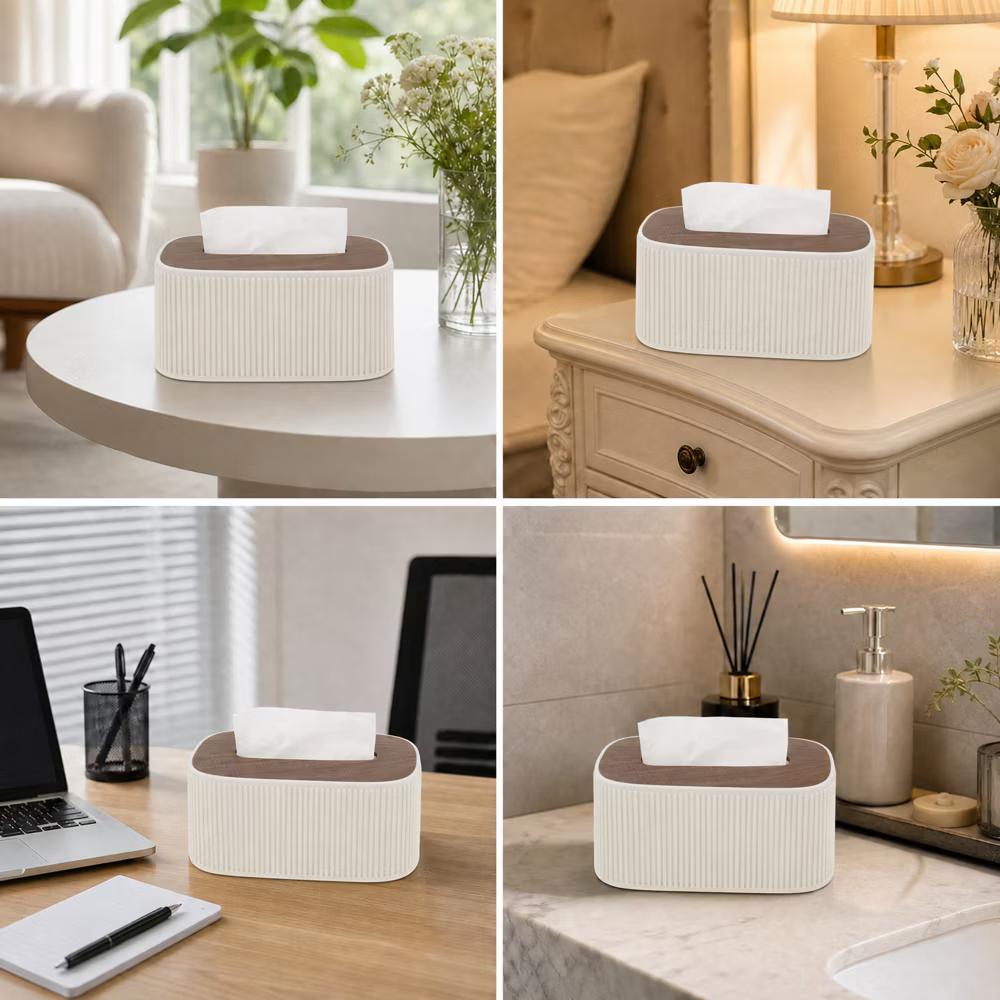 Vertical Stripes Spring Design Tissue Box Cover 1 Pc - Image 19