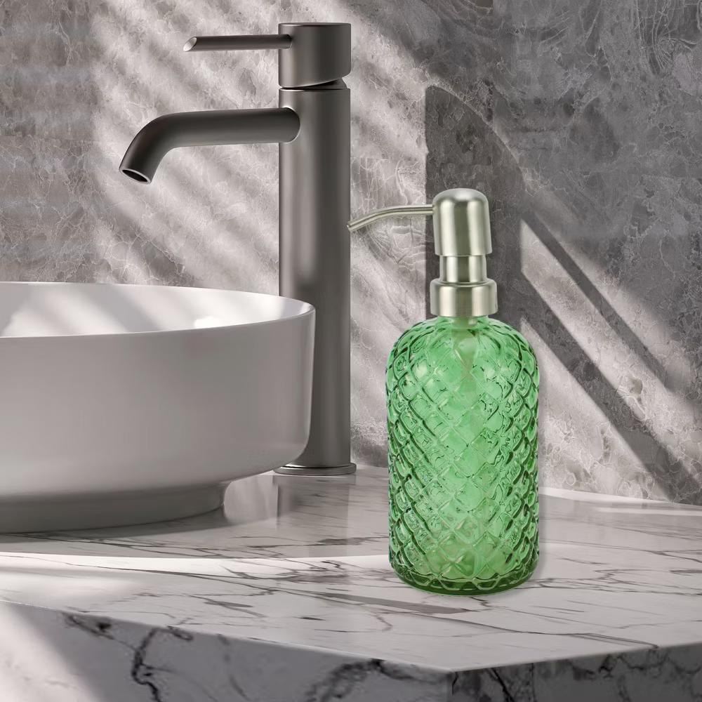 Simple Cylindrical Soap Pump Dispenser 400ml 1 Pc - Image 36