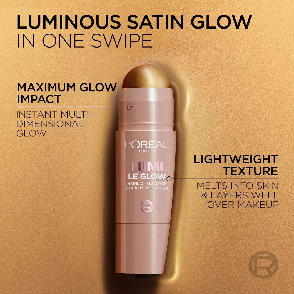 L'Oreal Paris Lumi Le Glass Highlighter Stick - 0.25oz - Image 16