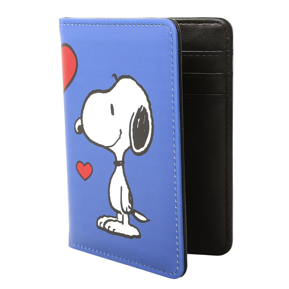Peanuts Snoopy Blue Heart Woodstock Passport Holder - Image 3