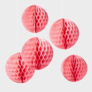 5ct Light Pink Honeycombs
