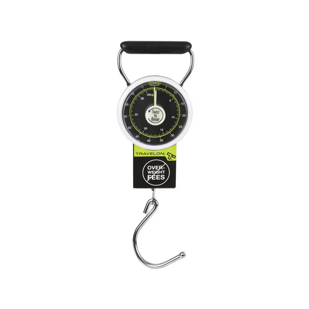 Travelon Stop and Lock Luggage Scale, Black