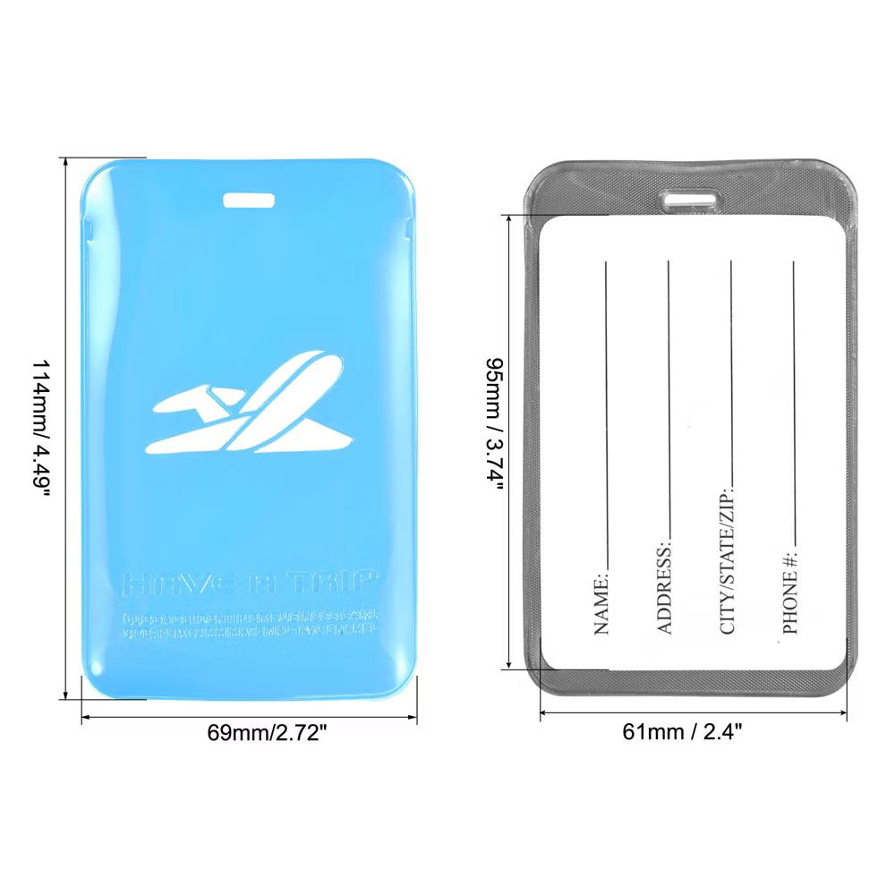 Durable Lightweight Backpack Travel ID Luggage Tags 2 Pcs - Image 4
