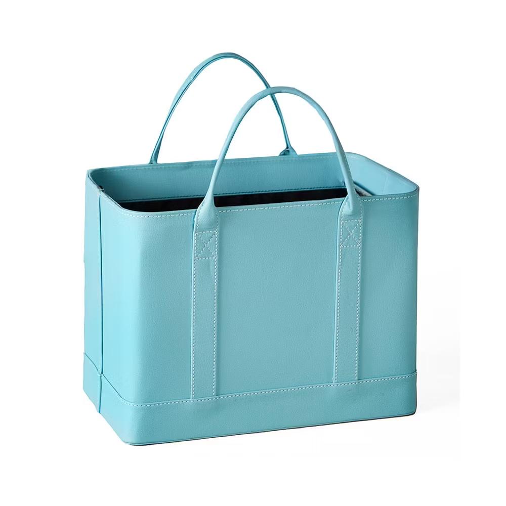 The Lakeside Collection Chic Portable File Organizer Tote for Office