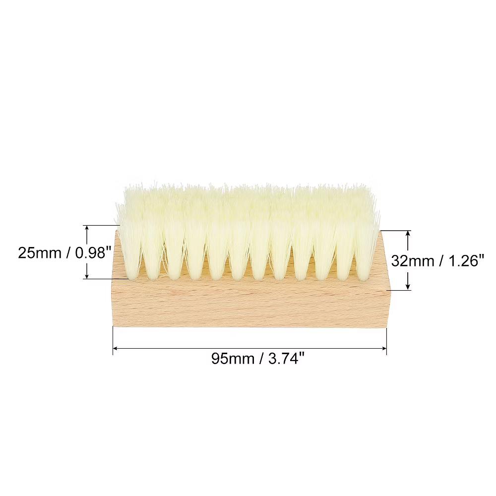 Canvas Sneakers Handheld Shoes Cleaning Scrub Brush White 1 Pc - Image 2